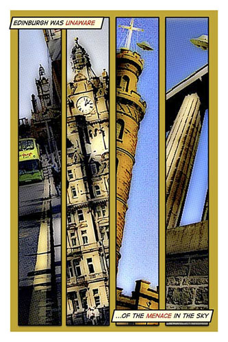 Edinburgh carries on...unsuspecting!